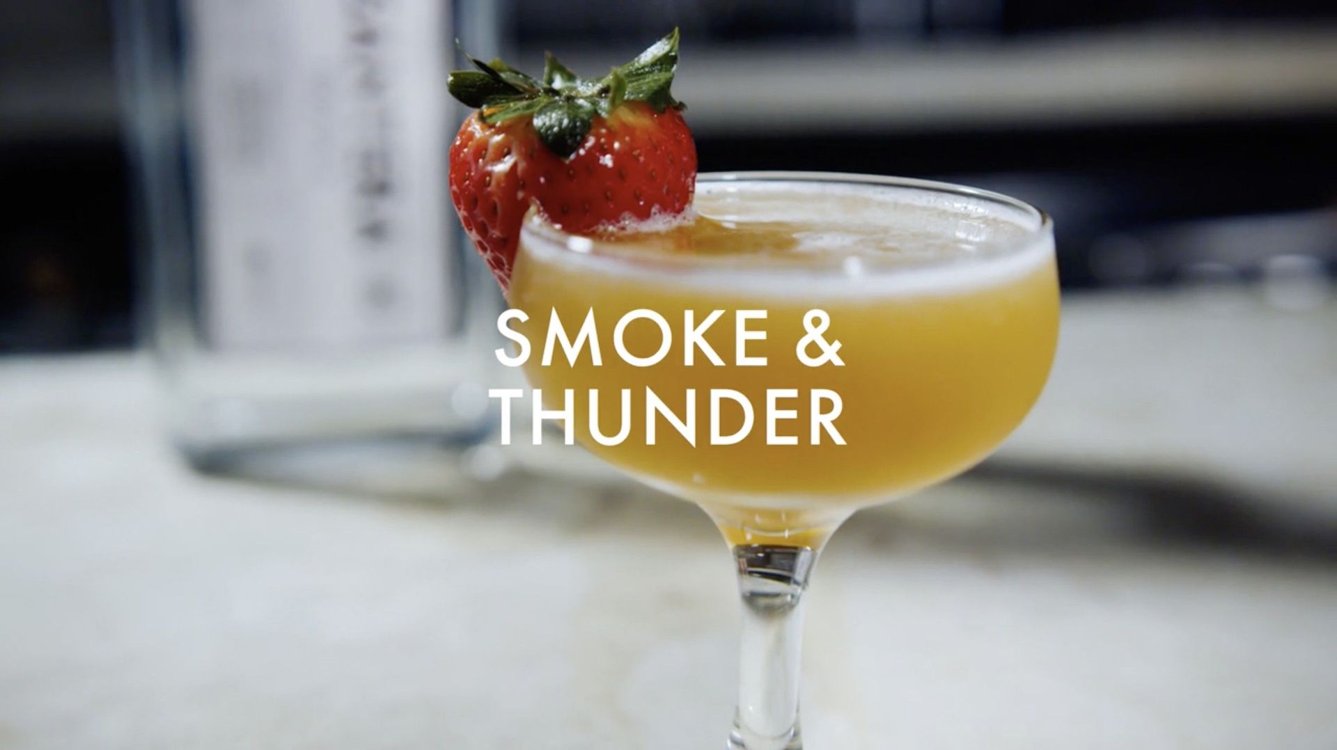 Santera Tequila Smoke & Thunder cocktail