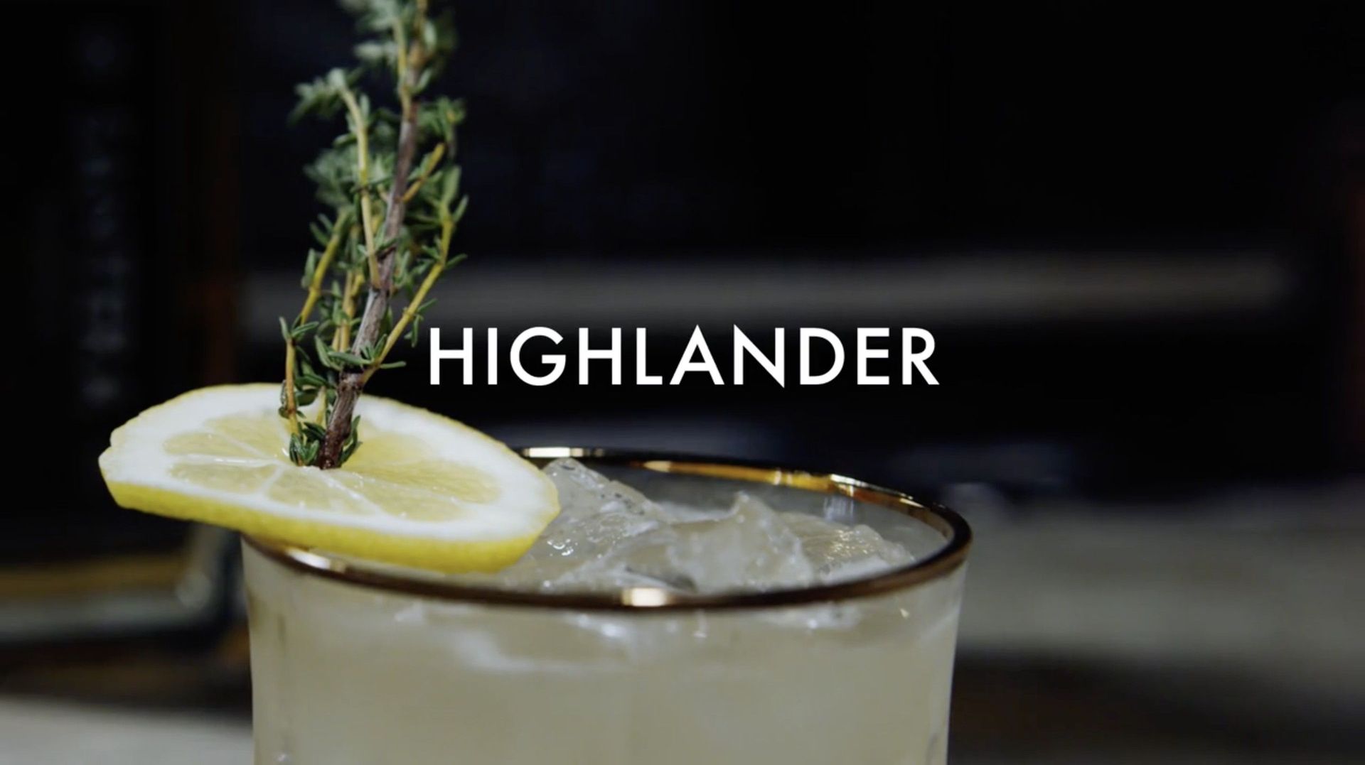 Highlander tequila cocktail made with Santera Añejo