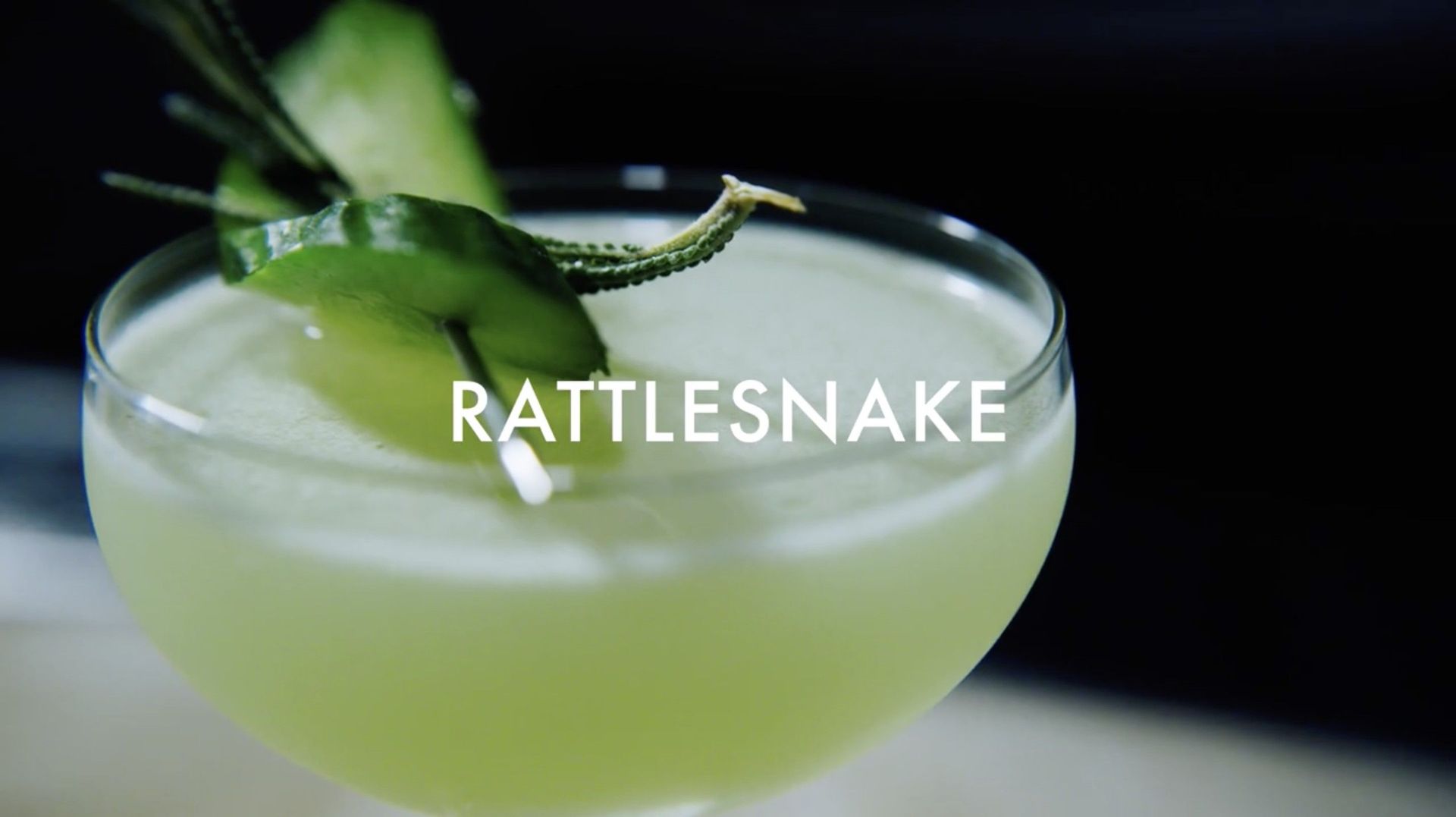 Santera Tequila Rattlesnake cocktail