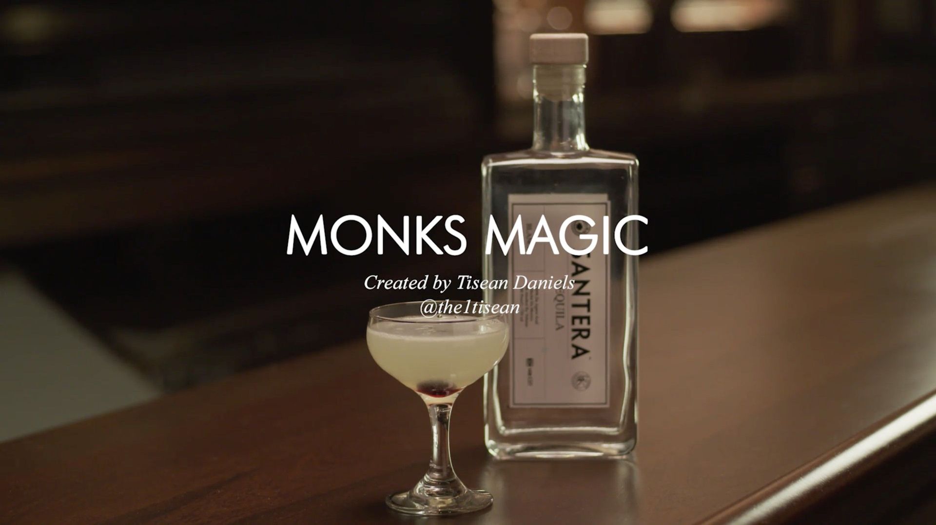 Santera Tequila Monks Magic cocktail