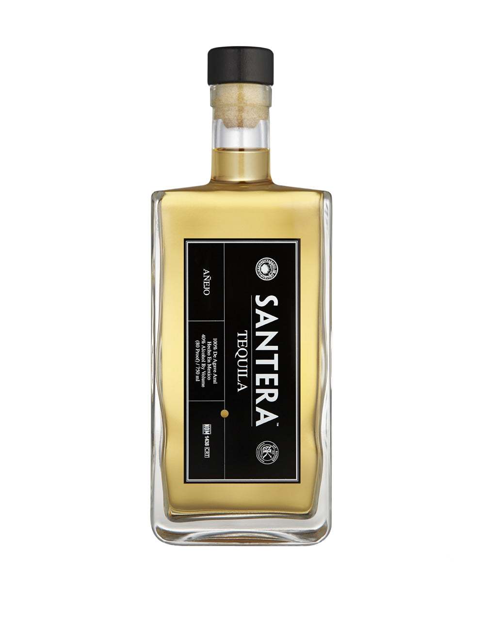 Santera Añejo tequila bottle