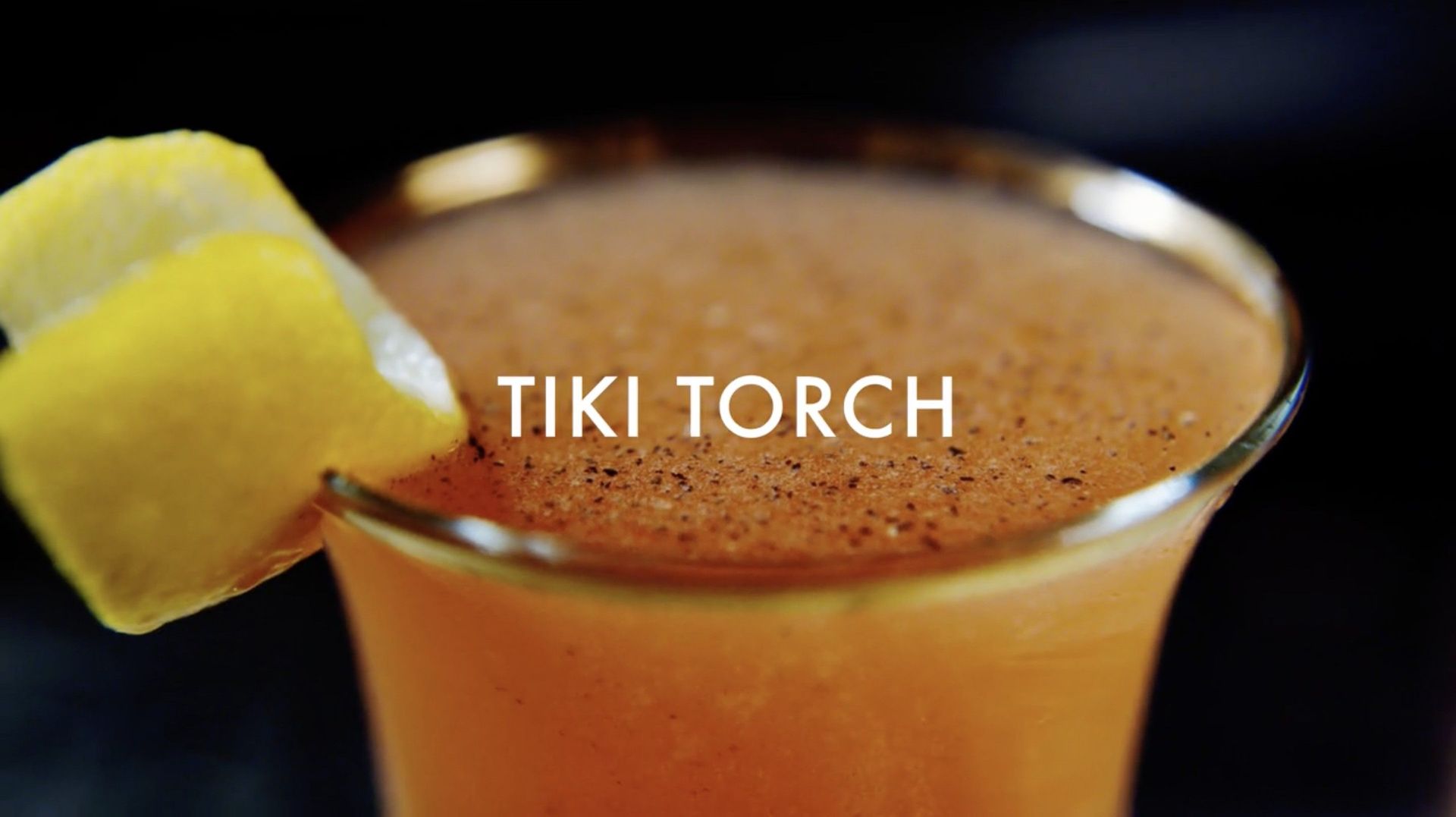 Santera Tequila Tiki Torch cocktail
