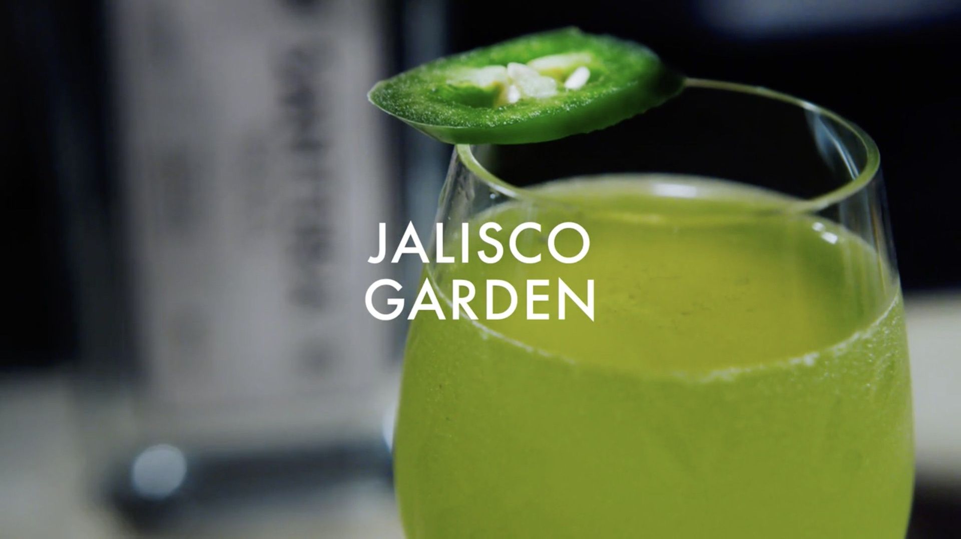 Jalisco Garden tequila cocktail made with Santera Blanco