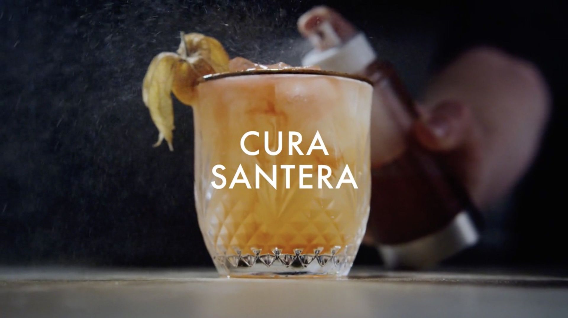 Cura Santera tequila cocktail made with Santera Reposado