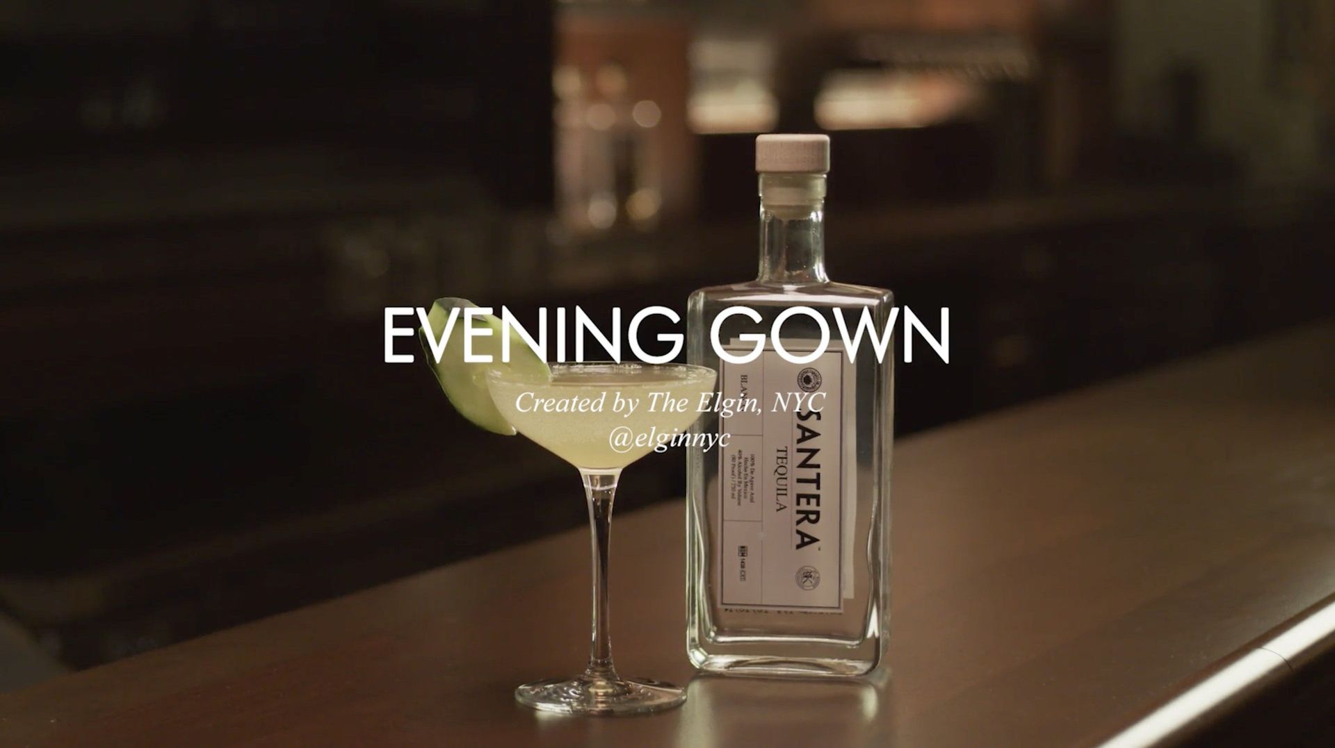 Evening Gown tequila cocktail made with Santera Blanco