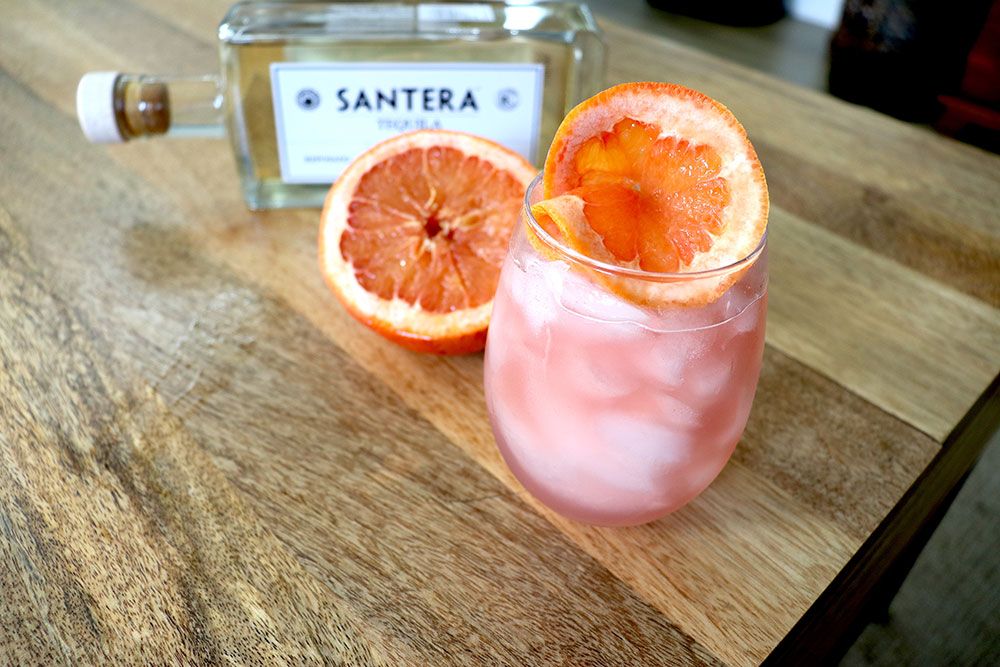 Santera Tequila Vanilla Paloma cocktail