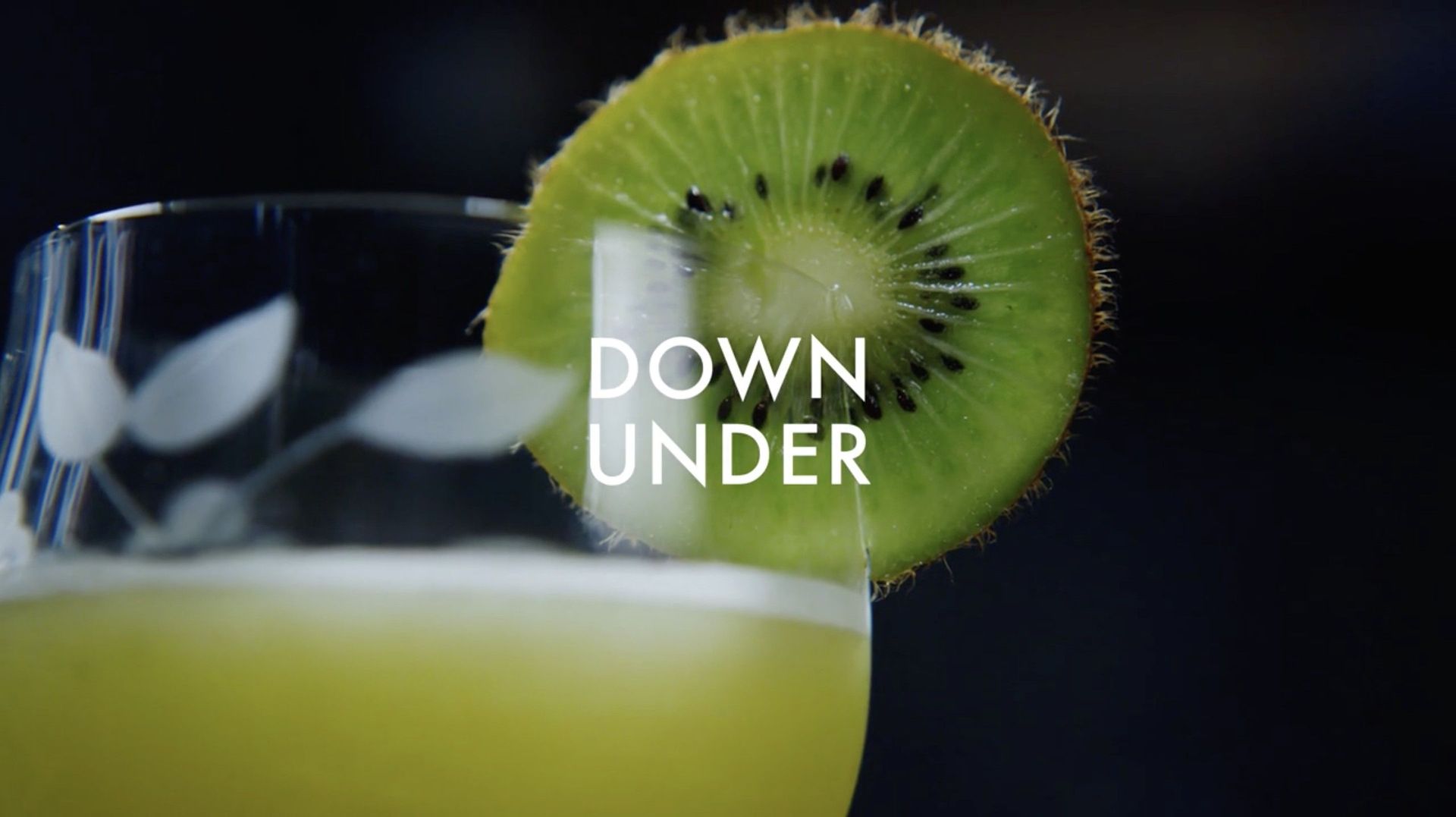 Down Under tequila cocktail made with Santera Blanco