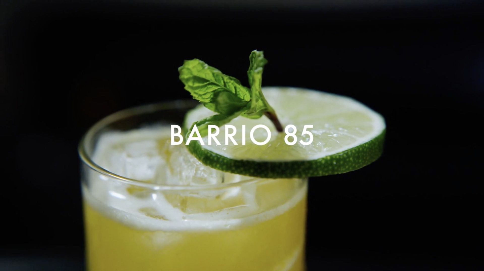 Barrio 85 tequila cocktail made with Santera Añejo